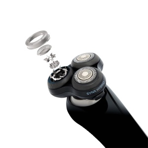 Aparat de ras electric pentru barbati Remington [Sistem de taiere hibrid SynX: aparat de ras cu rotatie si folie, aparat de ras umed si uscat, 360 deg PivotBall] X5 (inclusiv aparat de tuns detalii) Aparat de ras rotativ XR1755 - Img 2
