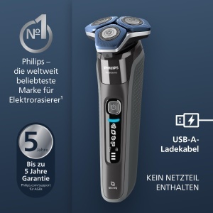 Aparat de ras electric Philips Seria 7000 S788735 Wet Dry cu trimmer integrat - Img 2