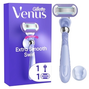 Aparat de ras Gillette Venus Extra Smooth Swirl 5 lame FlexiBall cu suport pentru dus