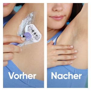 Aparat de ras Gillette Venus Extra Smooth Swirl 9 rezerve maner flexibil si suport pentru dus - Img 7