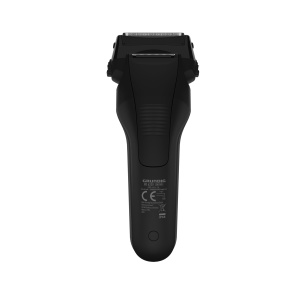 Aparat de ras pentru barbati GRUNDIG MS 6330, timp de functionare de 60 de minute, aparat de tuns par lung pliabil, sistem de taiere de 3 ori, carcasa din 74% plastic reciclat, utilizare la nivel mondial, negru - Img 5