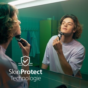 Aparat de ras Philips Series 5000X X500400 Tehnologie Skin Protect Cap flexibil 360deg Utilizare uscata si umeda - Img 3