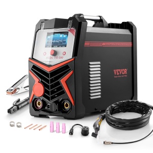 Aparat de sudura VEVOR ACDC TIG-200, 200A, 6-in-1, cu display LED