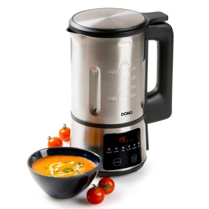 Aparat de supa DOMO DO727BL - 12 L - Baterie cu suport cu 6 programe automate - Otel inoxidabilNegru - Img 3