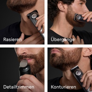 Aparat de tuns barba Braun seria 9 aparat de tuns barba electric barba barba cu 14 unelte de frizerie lama ascutita pe viata durata de viata a baterie - Img 5