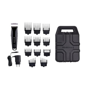 Aparat de tuns Remington Professional indestructibil (carcasa din policarbonat rezistent la impact, motor de coafura de 7,4 V, 11 piepteni de atasare, alimentat cu retea/baterie, carcasa de depozitare, litiu) Aparat de tuns HC5880 - Img 13