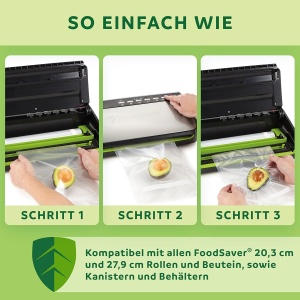 Aparat de vidat Foodsaver FFS005X, cu 5 pungi si functie de taiere - Img 3