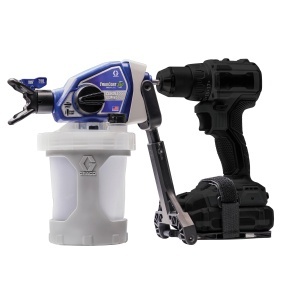 Aparat de vopsit fara fir TrueCoat 360 360 pulverizare, compatibil cu masini de gaurit