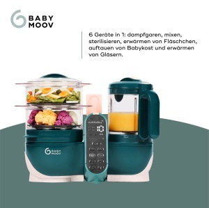 Aparat multifunctional Babymoov Nutribaby Plus Opal Green, 2200 ml, 6 functii, LCD - Img 3