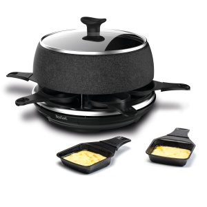 Aparat Raclette si Fondue Tefal Cheesen Co RE12C8, 850W, 6 persoane, design elegant