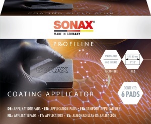 Aplicatie pentru Coating SONAX PROFILINE, 6 pad-uri, microfibra, 85x60 mm - Img 3