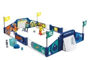Arena de Fotbal PLAYMOBIL My Life cu 3 Figurine si Mecanism de Sut - Img 4