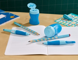 Ascutitor ergonomic STABILO EASYsharpener 3 in 1, pentru creioane si carioci, diverse culori - Img 5