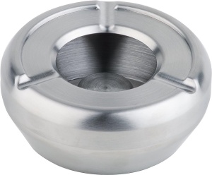Ashtray APS 90, din otel inoxidabil, 10 cm, inaltime 4,5 cm