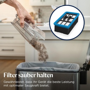 Aspirator BISSELL CrossWave Edge, accesorii originale, perie ZeroGap, filtru inclus - Img 4