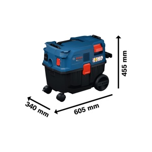 Aspirator Bosch PRO GAS12-25LS, 1200W, Compact, pentru Uscat si Umed - Img 2