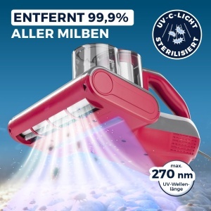 Aspirator CLEANmaxx 3-in-1 cu 55C aer cald, UV-C si 15 kPa putere de aspirare - Img 3
