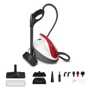 Aspirator cu abur Polti Vaporetto Smart 30 R, 1800 W, 1.6 L, Rosu si Alb
