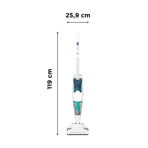 Aspirator cu aburi Rowenta Clean Steam Revolution RY7757 alb-albastru functie 2 in 1 - Img 8