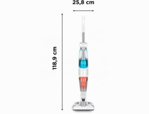 Aspirator cu aburi Rowenta Clean Steam RY8544, 1700W, alb, abtipareste si curata - Img 7
