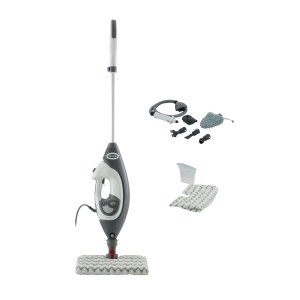 Aspirator cu aburi Shark S6005EU, 2 moduri, 5 accesorii, grialb