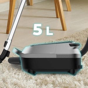 Aspirator cu sac Cecotec Conga Powerbag 5000 Prostyle 890W 5L HEPA Functie de suflare - Img 3