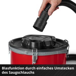 Aspirator de cenusa Einhell TC-AV 1830 D, 18 L, 800 W, Blasfunctie - Img 5