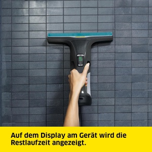 Aspirator de geamuri KARCHER WV 6 Plus Multi Black Edition, 100 min autonomie, 3 abziehlip - Img 6