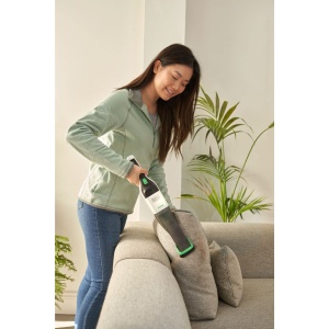 Aspirator de mana fara fir BLACK+DECKER reviva (7,2 V, 2,0 Ah, carcasa durabila din plastic reciclat 50 V, in design subtire, cu perie de tapiterie pliabila, inclusiv incarcator) REVHV8CA - Img 2