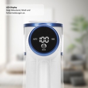 Aspirator fara fir Genius Invictus X4, 150W, 1 kg, AlbAzuriu - Img 4