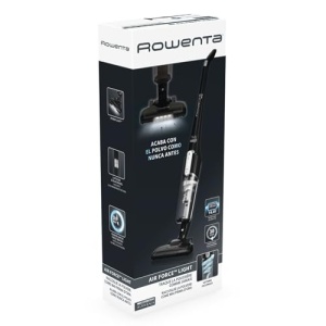Aspirator fara fir Rowenta Air Force Light, cu iluminare LED, timp de functionare de 30 de minute, fara sac, 14,4 volti, design usor si compact, 2,3 kg, aspirator de sine statator, negru, RH6545 - Img 7