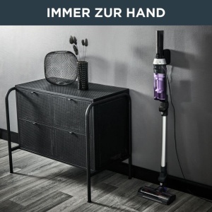 Aspirator fara fir Rowenta RH1128 X-Nano | Tip baterie litiu-ion | Ultrausoare | Aspirator 2 in 1 si aspirator portabil | Autonomie de pana la 40 de minute | incl. accesorii | Gri/Violet - Img 5