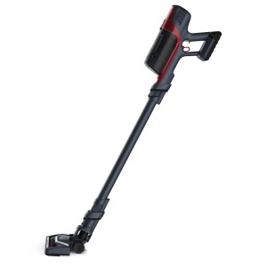 Aspirator fara fir Rowenta X-Pert 6.60 Animal, putere 100W, autonomie de 45 min, fara fir si fara sac, duza LED, baterie detasabila, incl. duza pentru crapaturi, suport de perete si perie pentru par de animale de companie, rosu/negru, RH6878 - Img 2