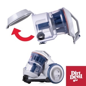 Aspirator fara sac Dirt Devil DD2501, 850W, filtru HEPA 12, 1.5L, Gri - Img 5