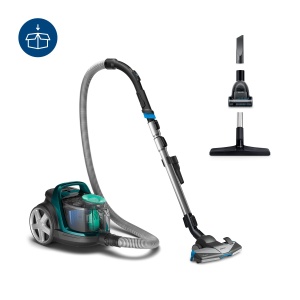 Aspirator fara sac Philips FC9555/09 PowerPro Active (650 W, volum de praf de 1,5 L, incl. mini perie de aspiratie turbo, duza pentru podea tare) - Img 3