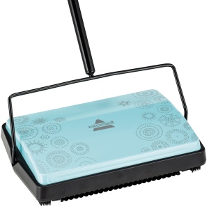 Aspirator manual Bissell Pirouette, compact, 7 perii, albastru