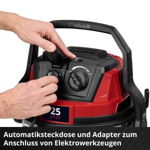 Aspirator multifunctional Einhell TE-VC 2580 SACL 1100W Filtru HEPA Clasa L - Img 7