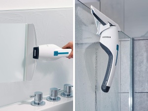Aspirator pentru geamuri si baie Leifheit Nemo, cu acumulator, 45 min autonomie, cu duza pentru baie - Img 5