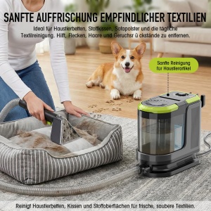 Aspirator pentru mocheta HYCHIKA 1800W, auto-curatare, 17 kPa - Img 9