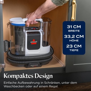 Aspirator pentru pete BISSELL SpotClean ProHeat Advanced, 1125W, compact, cu cablu - Img 5