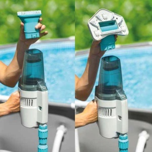Aspirator pentru piscine Intex (28628), acumulator Ni-MH, 2.80m, cu 2 perii - Img 3