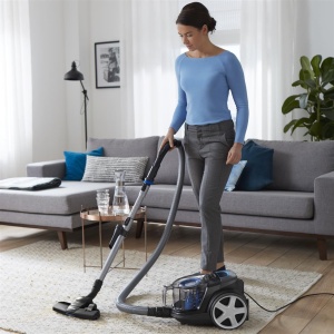 Aspirator Philips PowerPro Compact FC933109, 900 W, Beutellos, Alb - Img 7