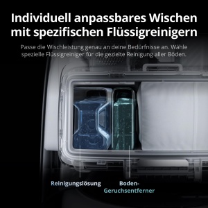 Aspirator robot DJI ROMO P cu functie de spalare, 25000 Pa putere de aspirare, design transparent - Img 9