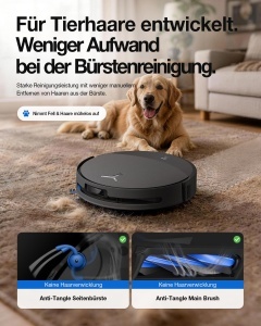 Aspirator Robot ECOVACS DEEBOT T90 PRO Omni, 30000 Pa, Functie de Mopping, Negru - Img 3