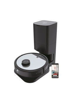 Aspirator robot Hoover HG5 DRY PRO, navigare laser, auto-vidanjare, 110 min autonomie