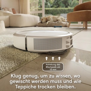 Aspirator robot iRobot Roomba 575 Combo cu statie de spalare, 25Kpa, negru - Img 9