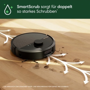 Aspirator robot iRobot Roomba Plus 505 Combo, 7000Pa, cu functie de spalare, negru - Img 4