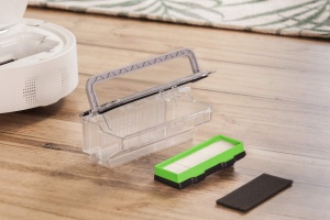 Aspirator robot Rowenta X-Plorer Serie 80 RR7747WH functie mop control precis compatibil Wi-Fi si asistenti vocali - Img 4