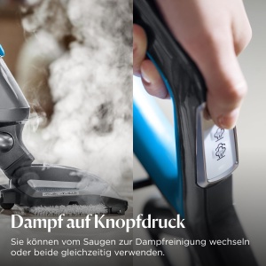 Aspirator si Dampfreiniger BISSELL Vac Steam 2-in-1, Eliminare 99.9 Germeni, Tanc Uscat - Img 3
