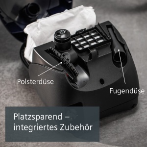 Aspirator Siemens VS06B1110, 700 W, cu filtru de igiena, albastru - Img 5